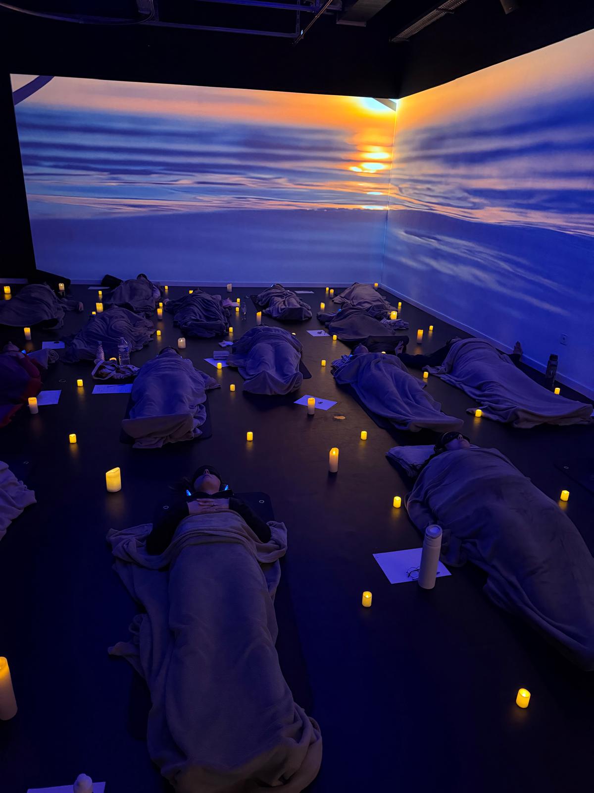 Session immersive avec projection