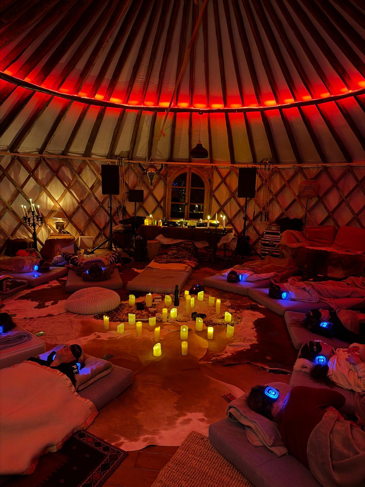 Cercle immersif en yourte