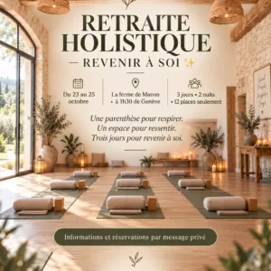 RETRAITE HOLISTIQUE — REVENIR À SOI ✨ — Paiement complet